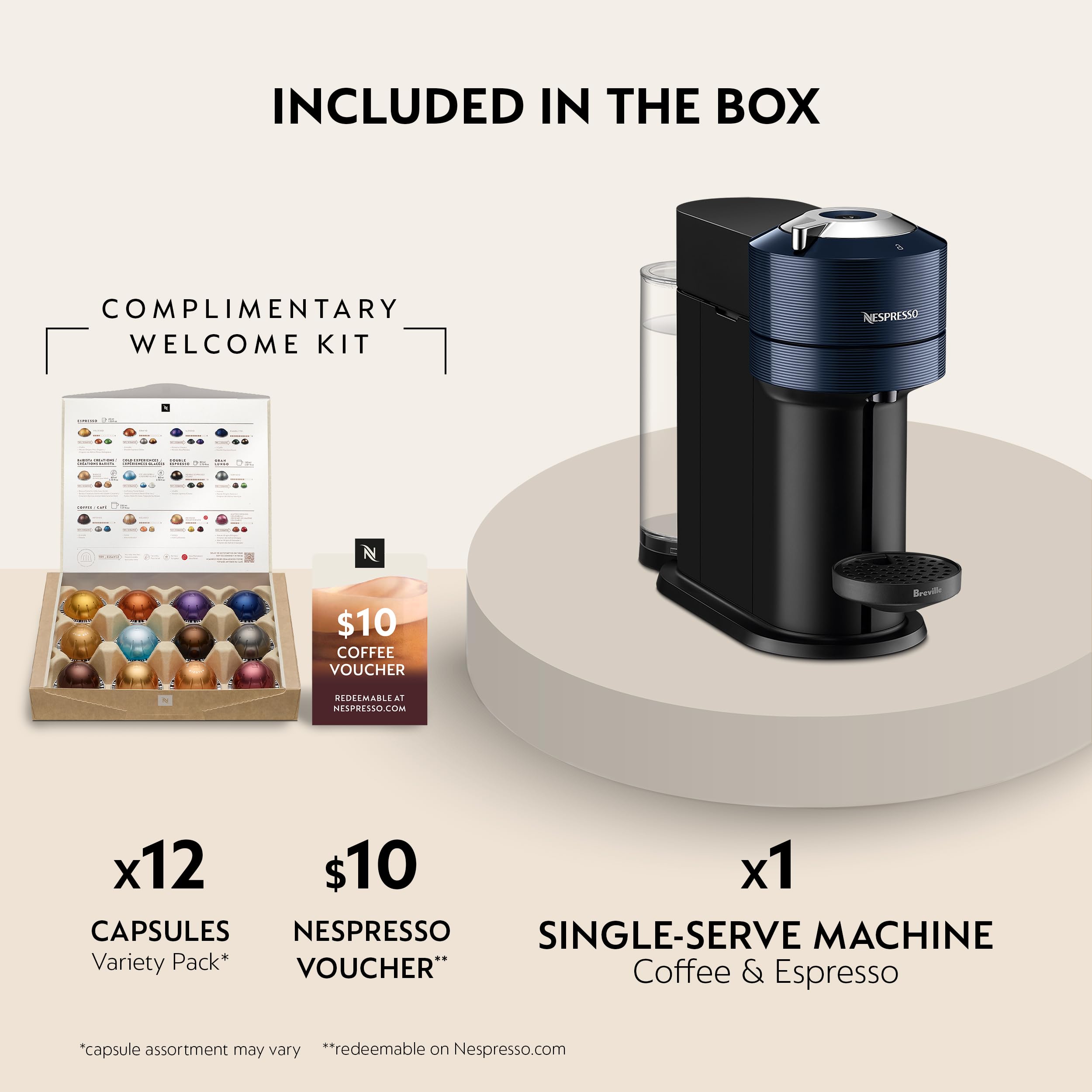 Nespresso Vertuo Next Coffee and Espresso Maker by Breville