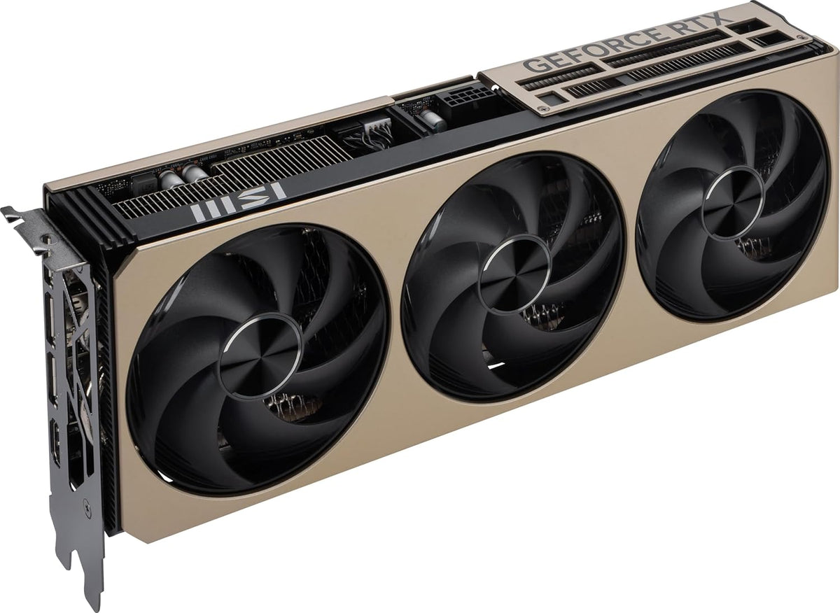 msi Gaming RTX 5080 16G Inspire 3X OC Graphics Card (16GB GDDR7, 256-bit, Extreme Clock TBD MHz, DisplayPort x 3 2.1a, HDMI 2.1b, NVIDIA Blackwell Architecture)