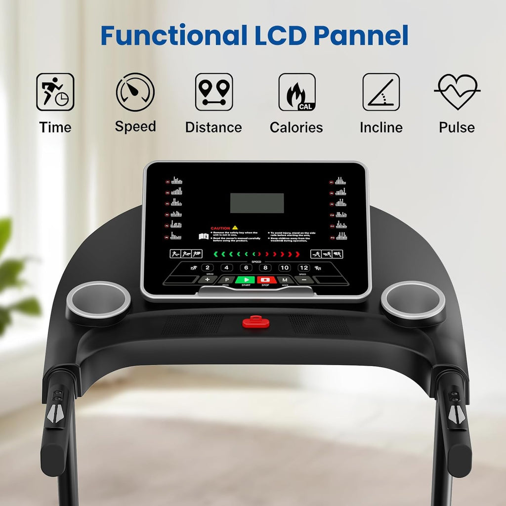 2-in-1 Treadmill and Rowing Machine Combines Running and Rowing for Aerobic Exercise with Adjustable Resistance, Space-Saving Full-Body Workout Machine
