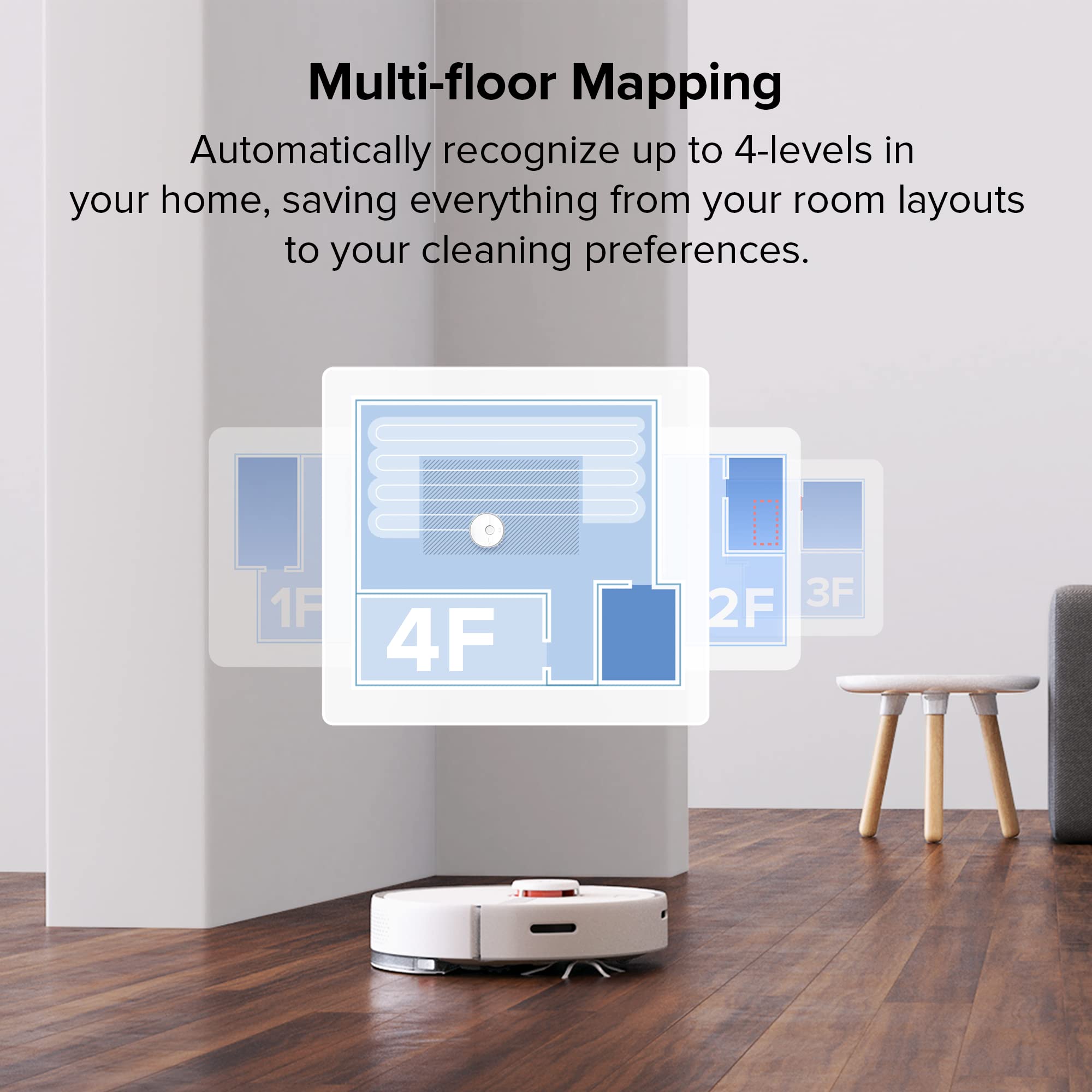 roborock Q10 S5+ Robot Vacuum and Mop, 10,000Pa Suction, Upgraded from Q8 max+, 70 Days Self-Emptying, Obstacle Avoidance, Sonic Mopping, Dual Anti-Tangle Design, Auto Mop Lifting, Black