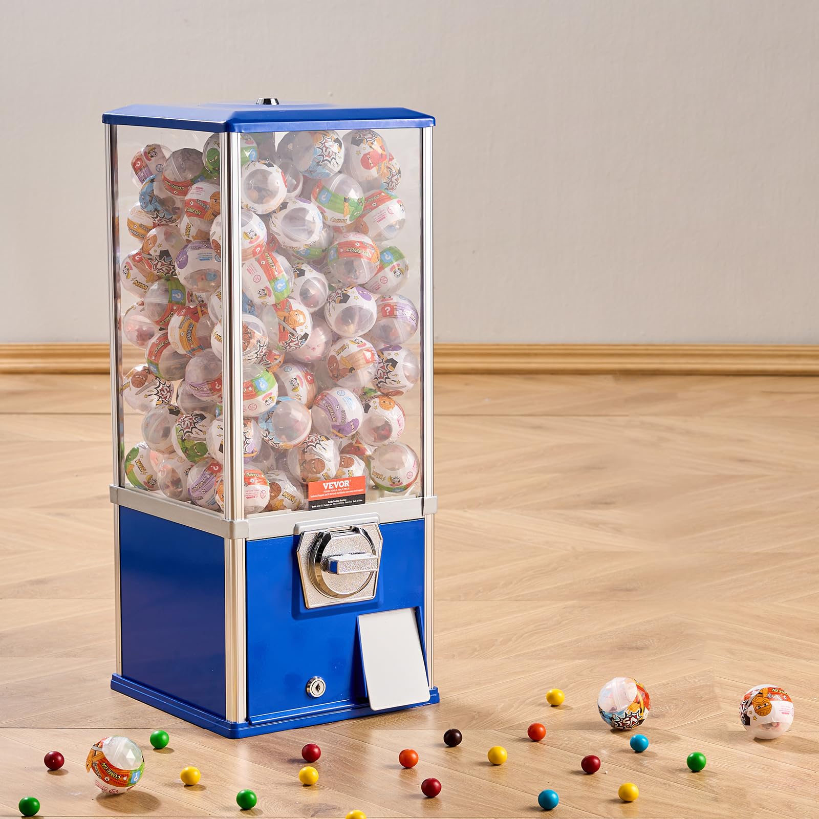 VEVOR Vending Machine, Classic Gumball Bank, Huge Load Capacity Candy Gumball Machine, Mini Vending Machines, Gumball Dispenser Machine for Kids, Perfect for