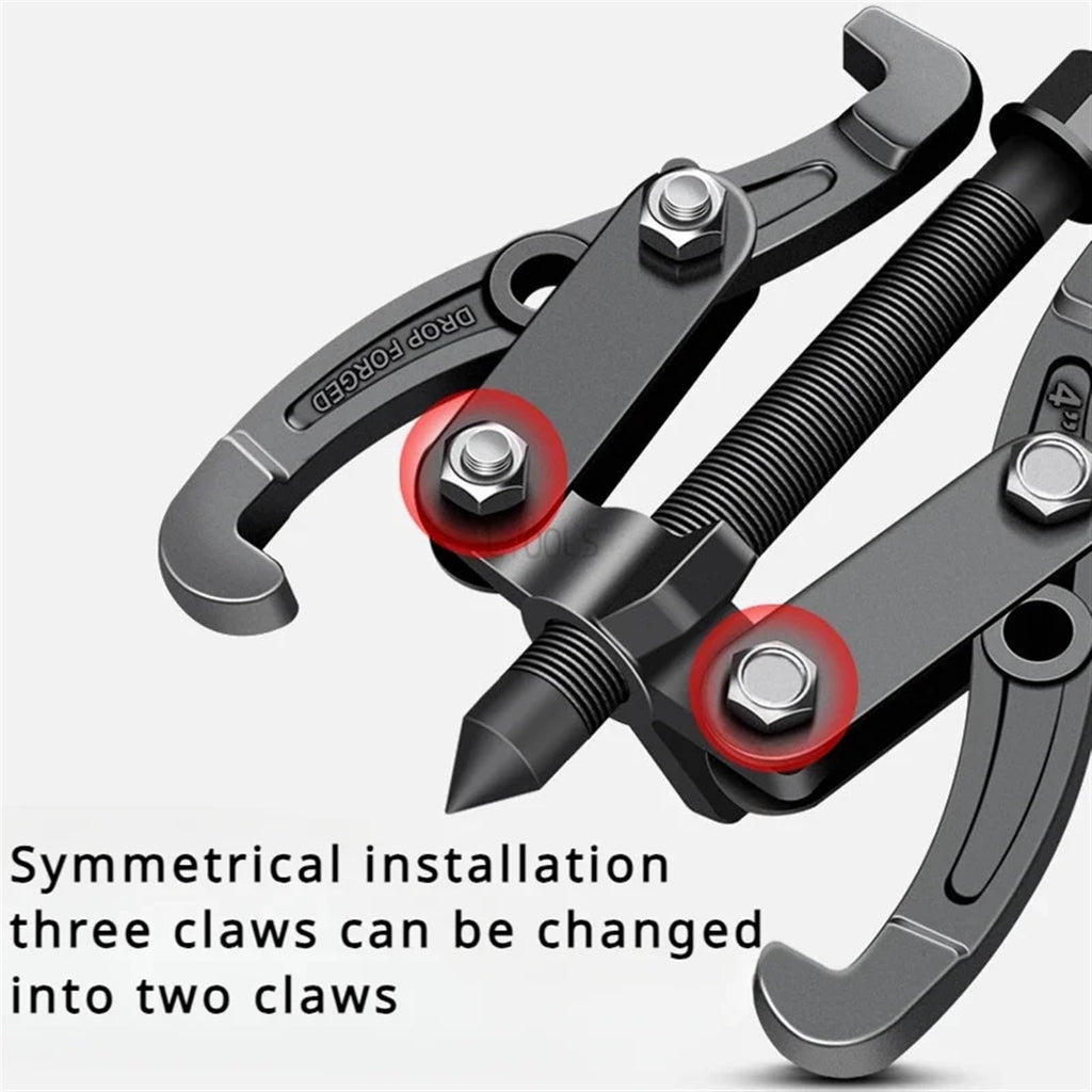 AVIMYA Lamar Apparatus Special Puller for Washing Machine Remove Bearing Two Claw/Three Claw 4 Inch/6 Inch Puller Double Hole Tools (Color : 6-inch Silver)