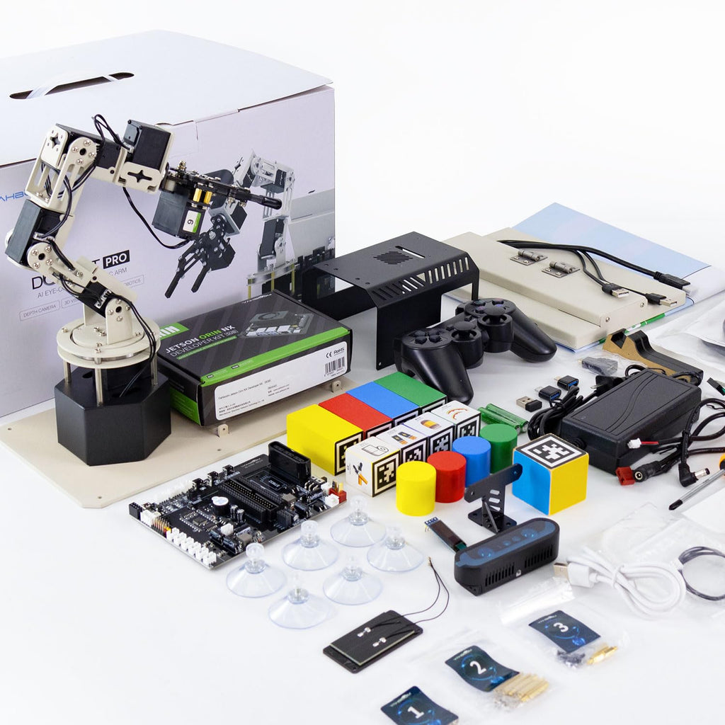 Yahboom ROS2 Robot Car Ackerman Steering Chassis,AI Visual Recognition Embodied Intelligence AI for Jetson Nano B01 4GB,AI Voice Interaction(Superior Ver with Nano-4GB)