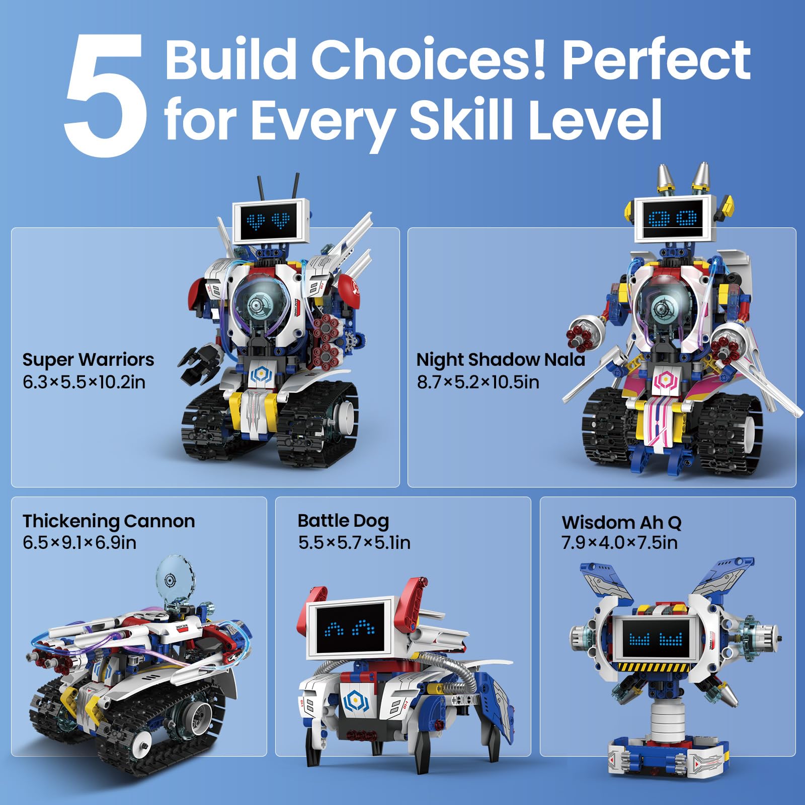 HPROMOT RC Robot Toy for Kids Remote Control Robot Toy, Smart Gesture Sensing Rechargeable & Programmable Robot Walking Dancing Singing Chirstmas Gift for 3-15 Years Old Boys Girls