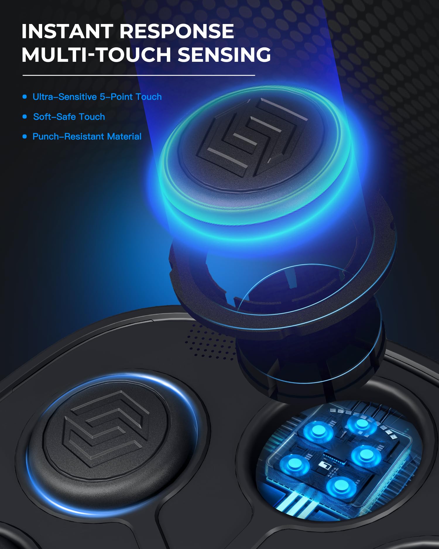 New Smart Music Boxing Machine & Interactive Punching Trainer | 8-Target with LED Rhythm Lights & Wall Mount | Home Workout & Fun for Adults/Kids, Ideal Gift