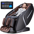 4D Massage Chair Full Body Zero Gravity Shiatsu Messager Chair-SL Track AI APP Body Scanning Heating Back Foot Recliner-Massaging Chairs for Office Home