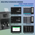 N70A Business Grade Money Counter Machine with 2CIS/UV/MG/IR Counterfeit Detection, Serial Number Reading,Mixed Denomination,Bill Counter High Speed for Store, Small Business, Office