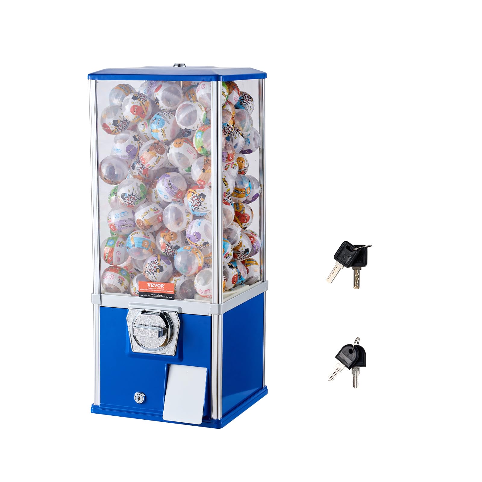VEVOR Vending Machine, Classic Gumball Bank, Huge Load Capacity Candy Gumball Machine, Mini Vending Machines, Gumball Dispenser Machine for Kids, Perfect for