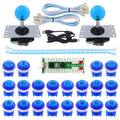 2 Player LED Arcade Game DIY Kit Mechanical Keyboard Switch PC MAME Raspberry Pi LED Button Fighting Joystick Controller Zero delay USB Encoder Retropie