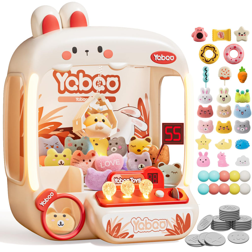 64 PCS Large Claw Machine for Kids Dinosaur,Vending Machine Toys for Boys 5 6 7 8 Year Old,Candy and Prize Electronic Dispenser Game Ages 5-7 6-8,Birthday Gift for 3 4 5 6 Year Old Boy Girl