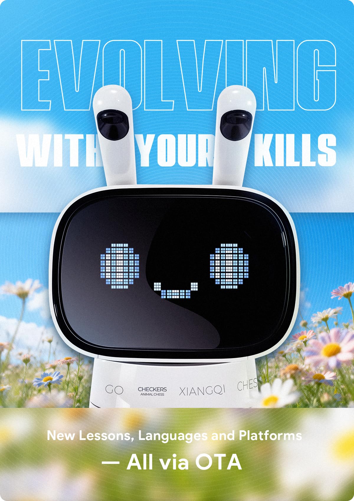 SenseRobot AI Chess Robot with Robotic Arm, Electronic Chess Board for Kids & Adults, 25 AI Levels, 1200+ Exercises, Voice Coaching, Lichess Integration, Wi-Fi OTA Updates