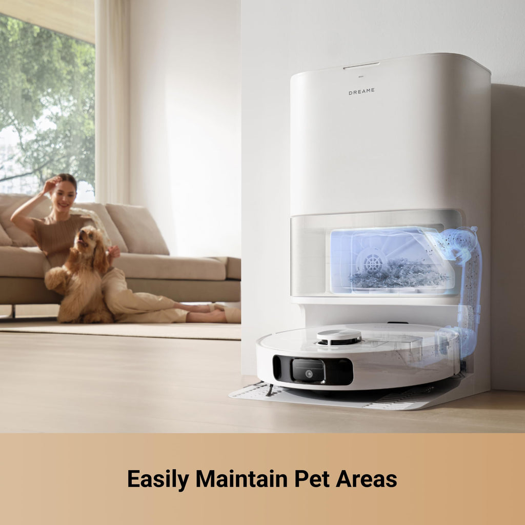 dreame L10s Ultra Robot Vacuum and Mop Combo, Auto Mop Cleaning and Drying, Self-Refilling and Self-Emptying Base for 60 Days of Cleaning, 5300Pa Suction and AI Navigation, Compatible with Alexa