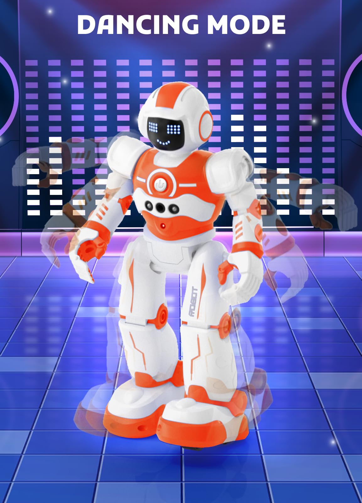 Robot Toys for Kids,Programmable Remote Control Smart Walking Dancing Robot Toy with Gesture & Sensing for Age 4 5 6 7 8 9 10 Year Old Boys for Birthday Present