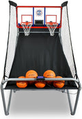 Pop-A-Shot Official Indoor/Outdoor Dual Shot Basketball Arcade Game - Weather Resistant - 16 Different Games - 6 Audio Options - Near 100% Scoring Accuracy - Large LED Scoreboard