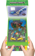 Minecraft: Mini Arcade Pinball - Deluxe Collector Series, Lights & Sounds, Classic Tabletop Game, Skill Shot Challenges, Licensed Toy, Adults-Kids 3+