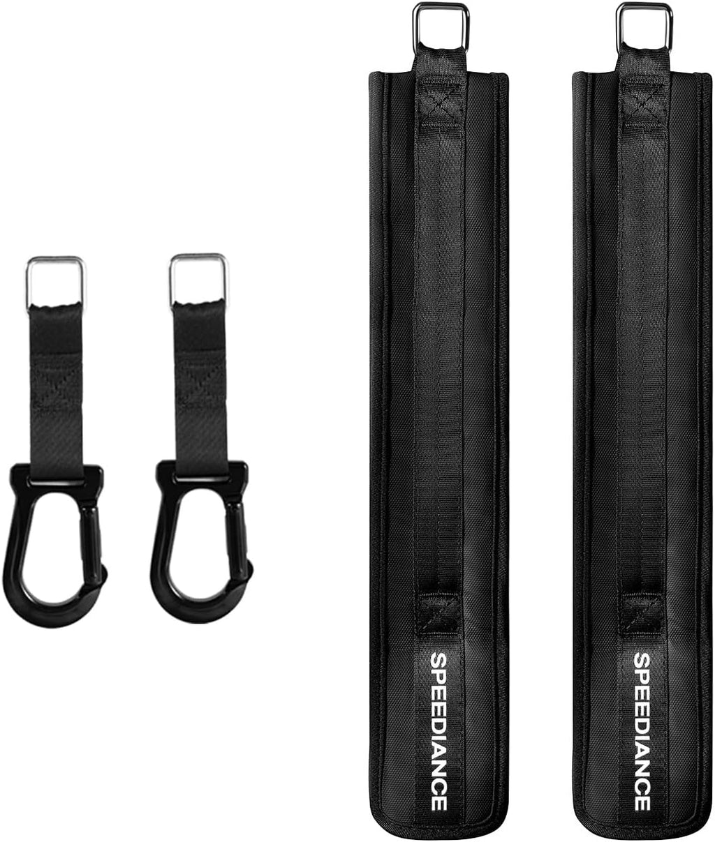 Speediance Extender Straps Attachments, Black, Machine Accessories for Speediance Gym Monster Home Gym, Extender Straps Extension Straps for Cable Attachments Pulley Machines, Pull-ups, Triceps, Rows