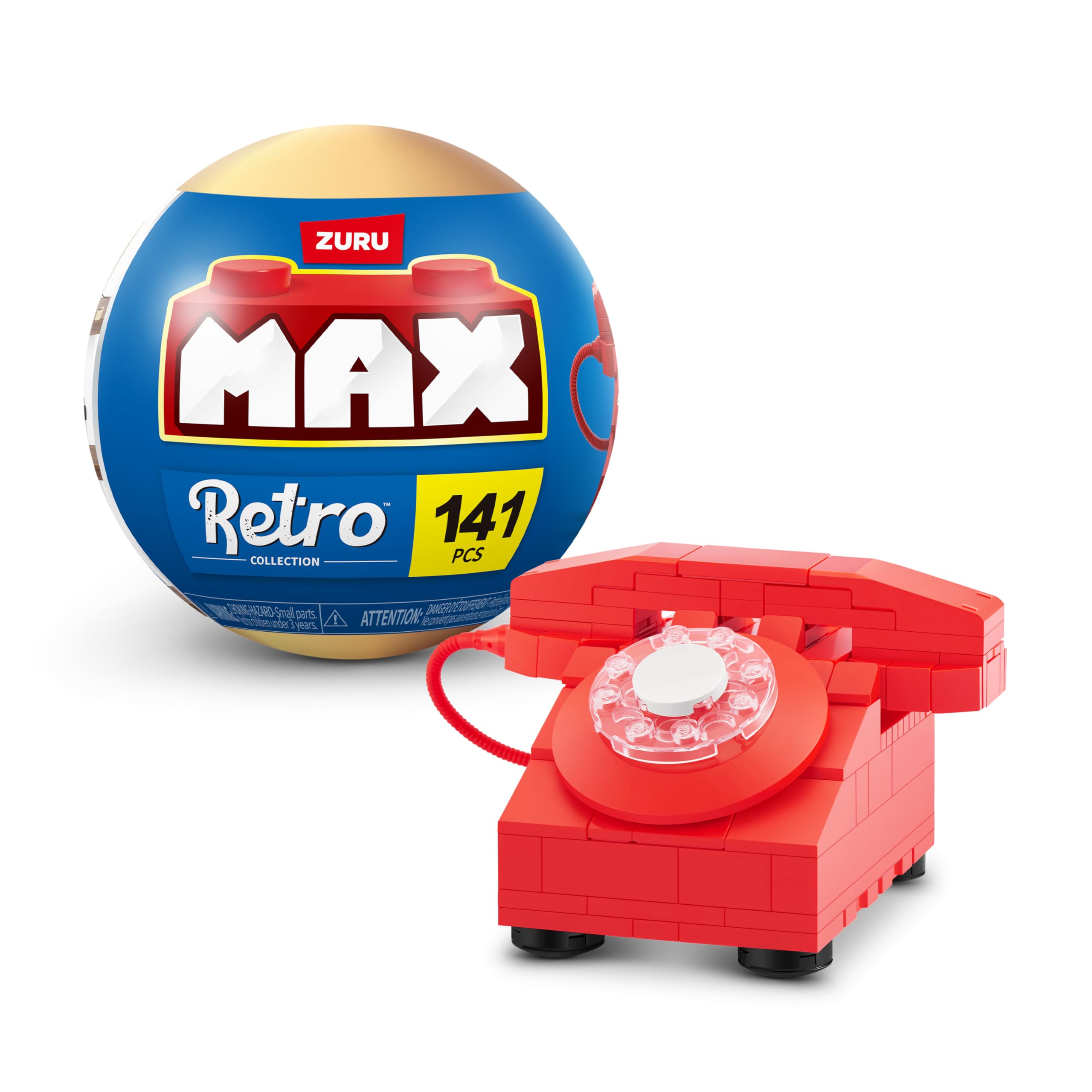 MAX Premium Retro Building Bricks (Arcade Machine) Novelty Unboxing Toy Collectible Mini's by ZURU