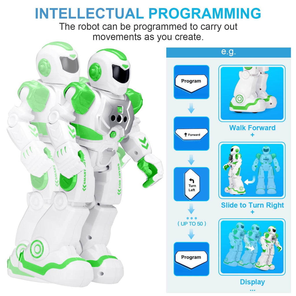 KingsDragon Robots Toy for Kids, RC Gesture Sensing Toy, Interactive Walking Singing Dancing Robot Birthday Presents for Boys Girls Age 6 7 8 9 Years Old