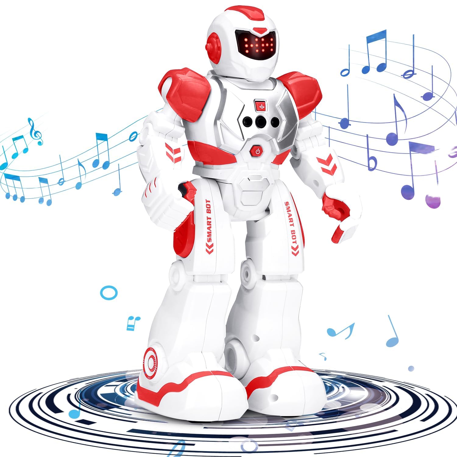 KingsDragon Robots Toy for Kids, RC Gesture Sensing Toy, Interactive Walking Singing Dancing Robot Birthday Presents for Boys Girls Age 6 7 8 9 Years Old