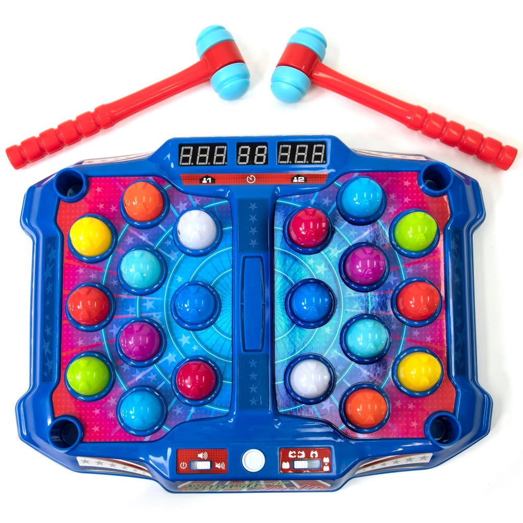 Merchant Ambassador Retro Arcade Electronic: Pinball - Tabletop Game, Vibrating Bumpers, LED Lights, Sound Effects, 1 Player, Ages 6+