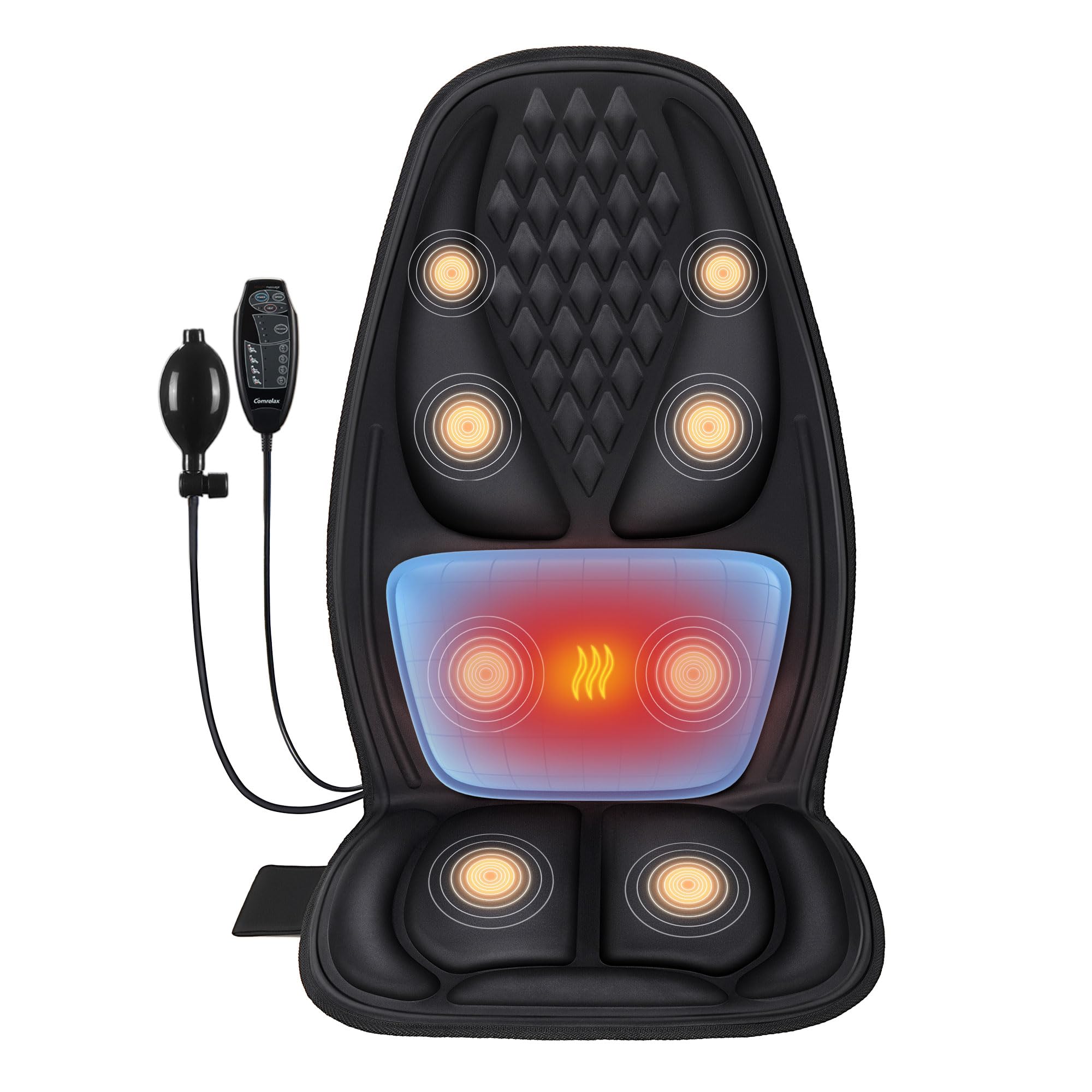 Back Massager for Chair,Massage Chair Pad Helps Relax Muscle and Relieve Pain, Using in The Office/At Home Seat Massager for Father's Day