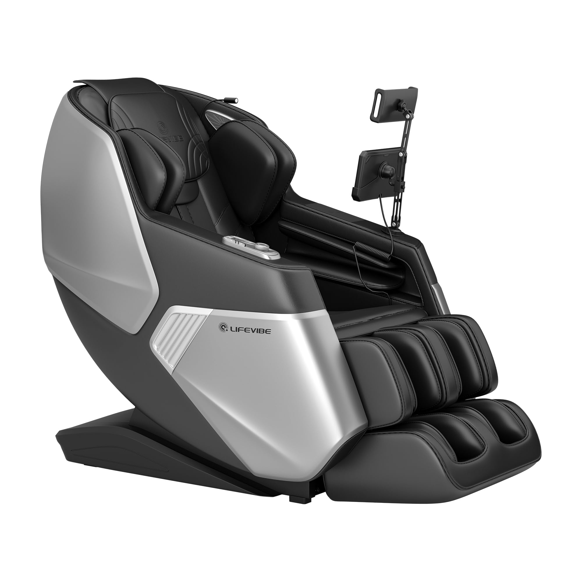 VAT Massage Chair Full Body VibroAcoustic Sonic Wave, SL-Track Zero Gravity Recliner with 25 Auto Modes, Smart Body Scan, Extendable Footrest, Reading Lamp, Black