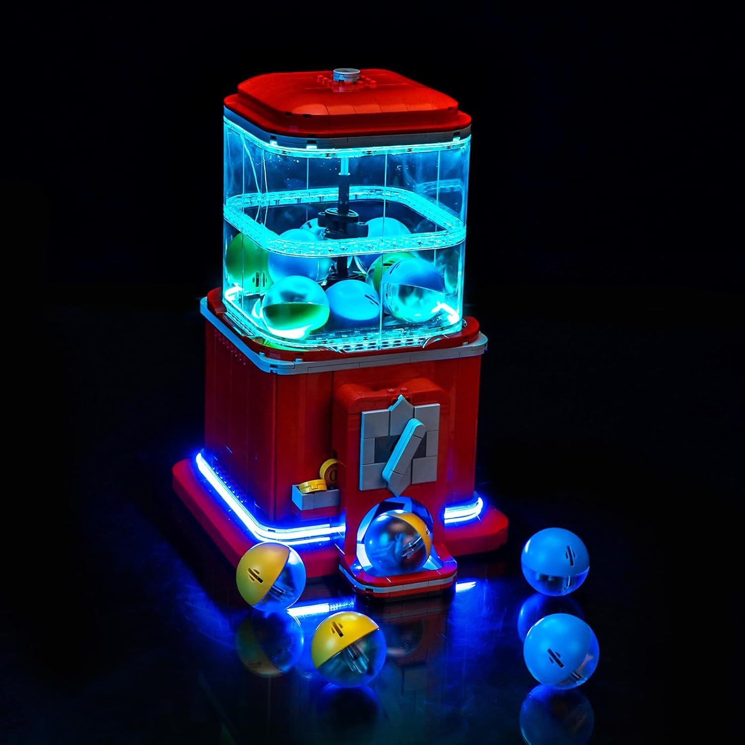 BrickBling Light Kit Compatible with Lego Minifigure Vending Machine 21358-Classic Version (Excluding Bricks)