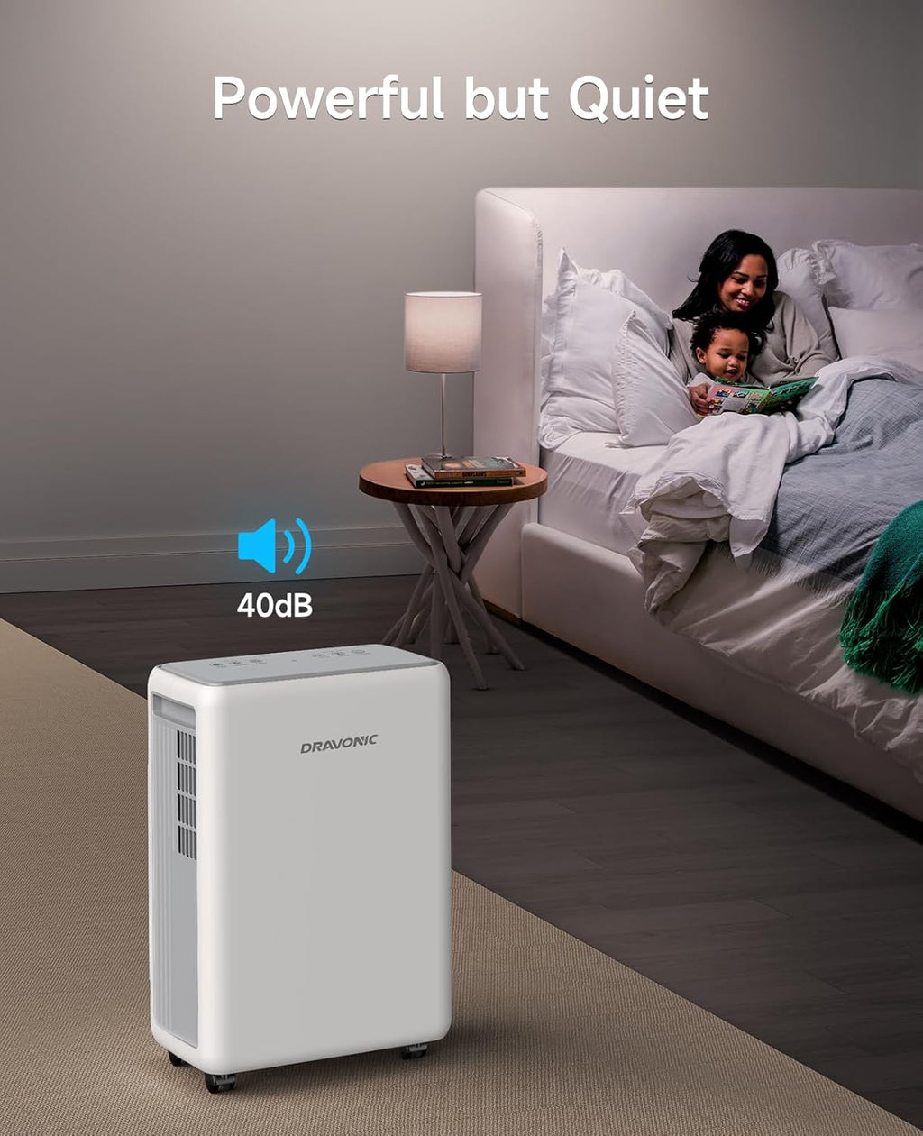30 Pints Dehumidifier for Basement, 2000 Sq. Ft Dehumidifiers for Home with Drain Hose, Quiet Smart Humidity Control for Bedroom Bathroom with Auto Shut Off, 24H Timer