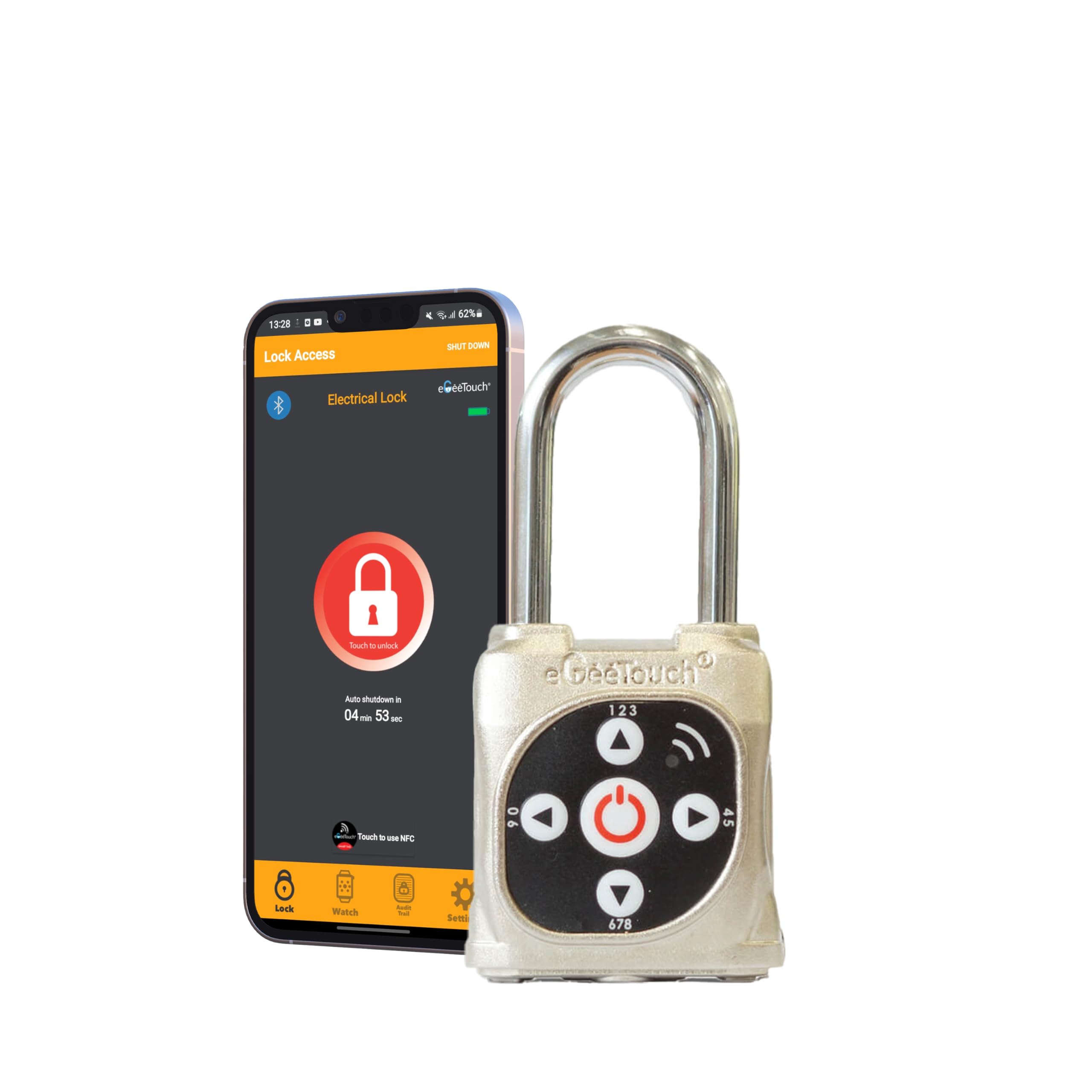Smart Mini Padlock (Silver) - Single