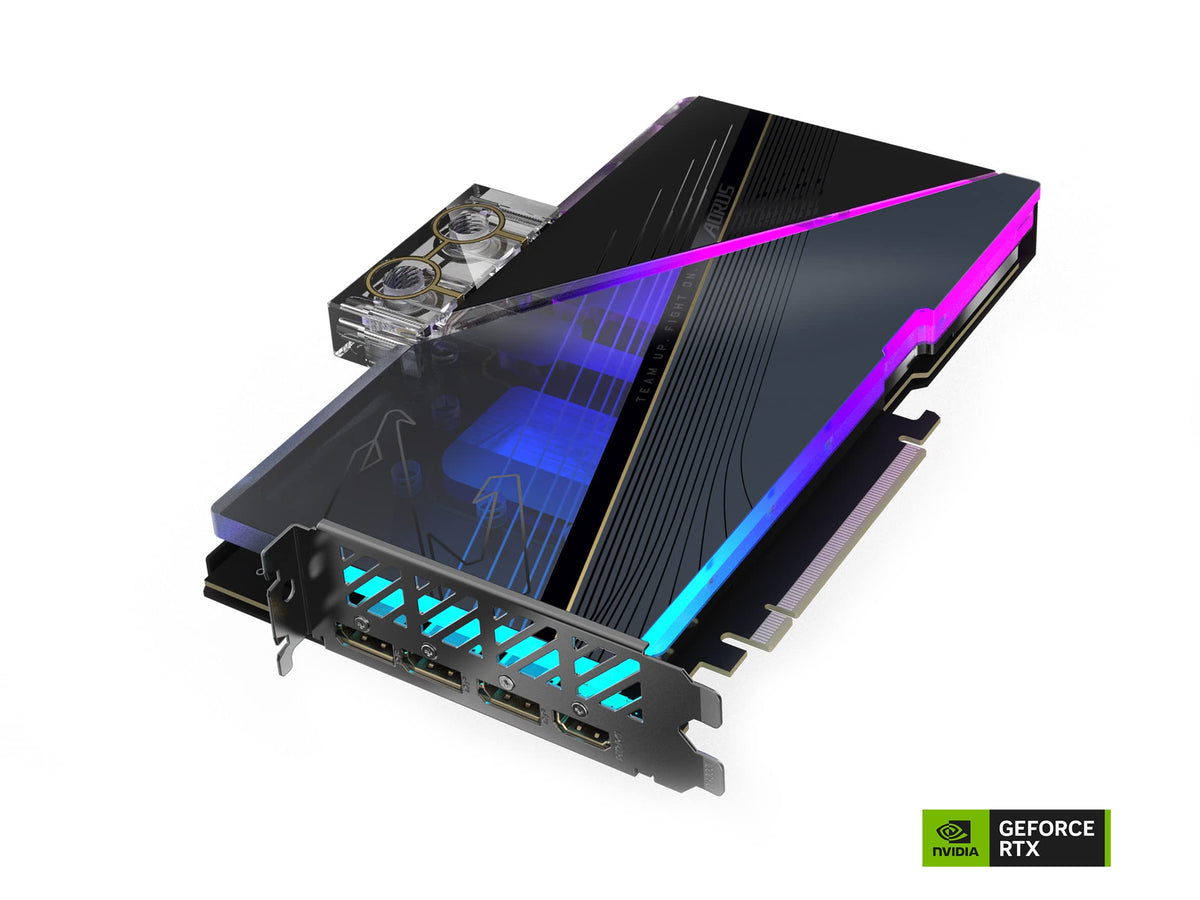 Gigabyte AORUS GeForce RTX 4080 16GB Xtreme WATERFORCE Graphics Card, WATERFORCE All-in-one Cooling System, 16GB 256-bit GDDR6X, GV-N4080AORUSX W-16GD Video Card