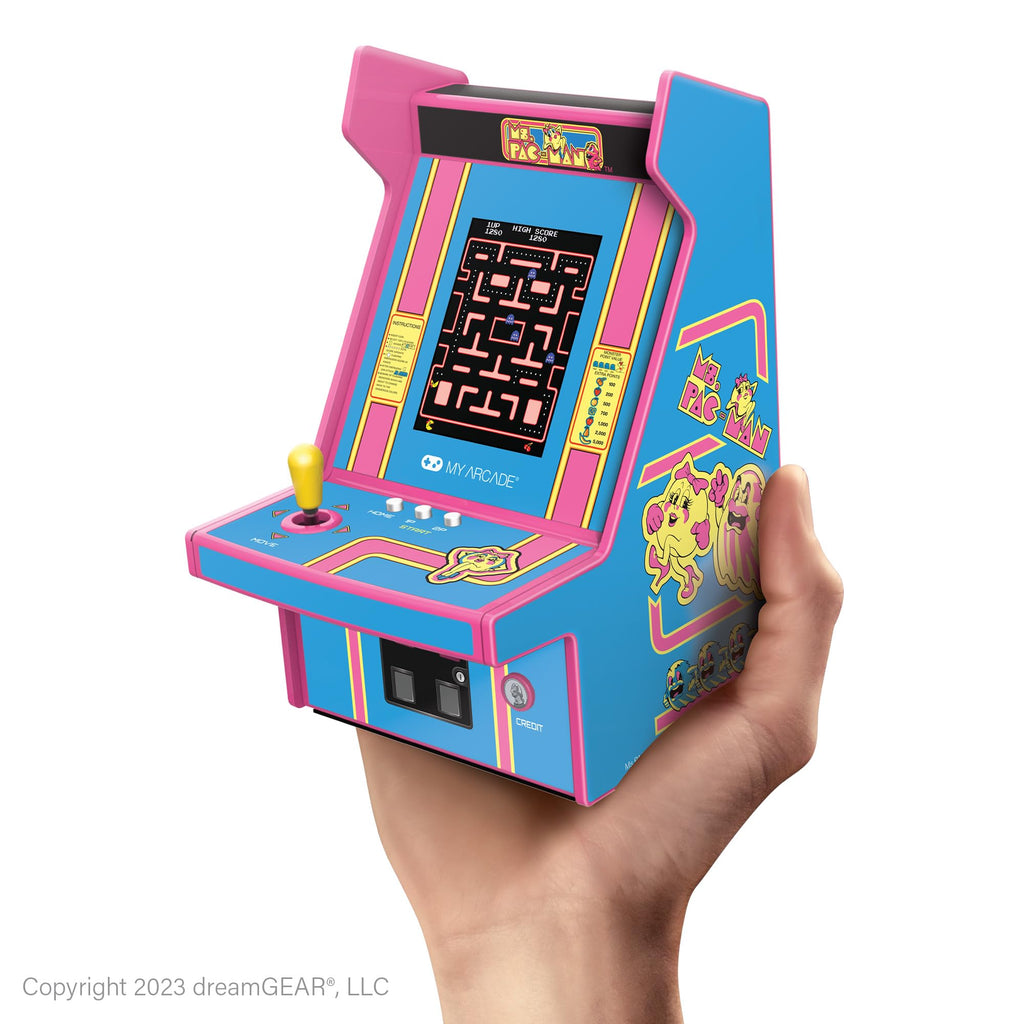 My Arcade Pac-Man Micro Player Pro: 6.75" Handheld Retro Games, Arcade Classics