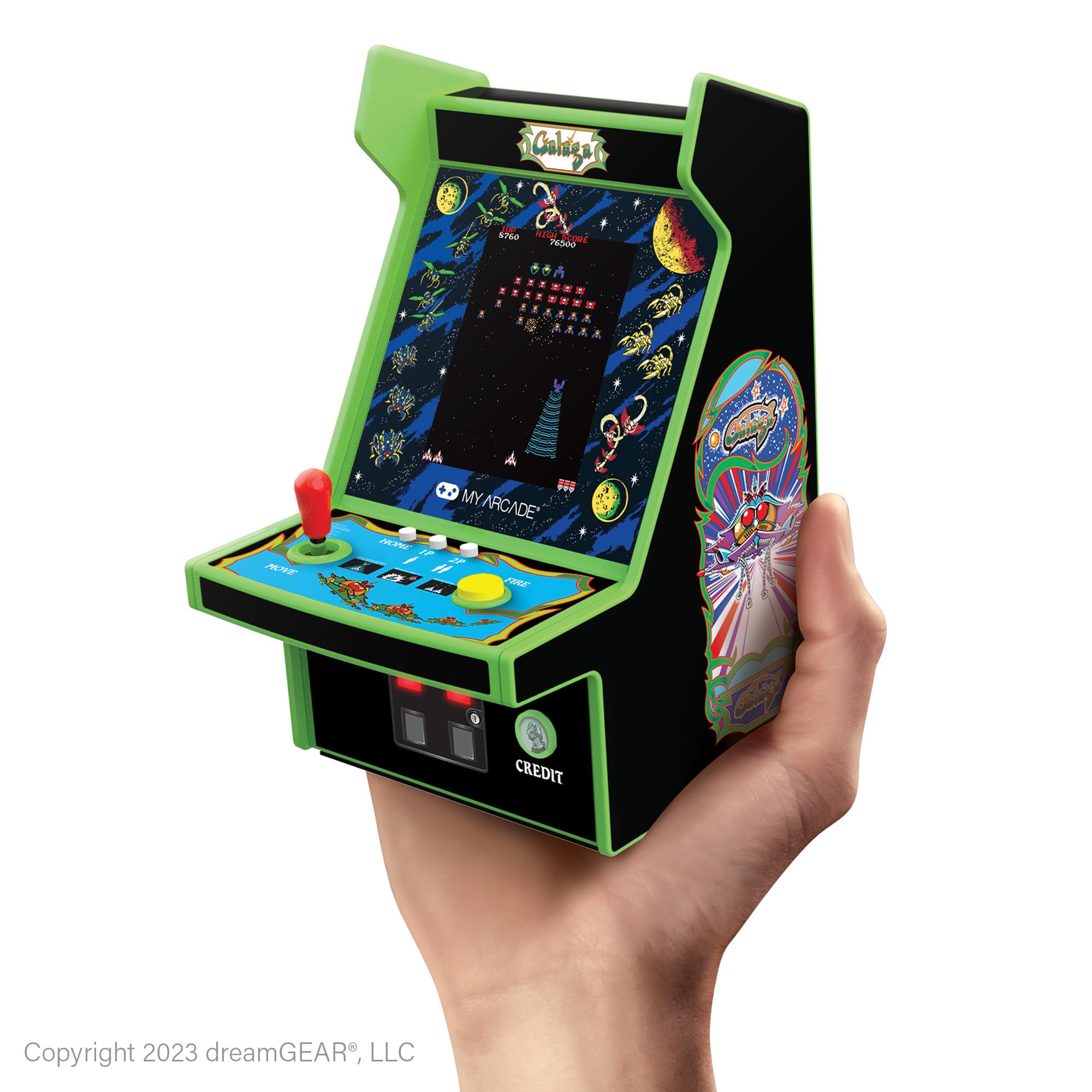 My Arcade Pac-Man Micro Player Pro: 6.75" Handheld Retro Games, Arcade Classics