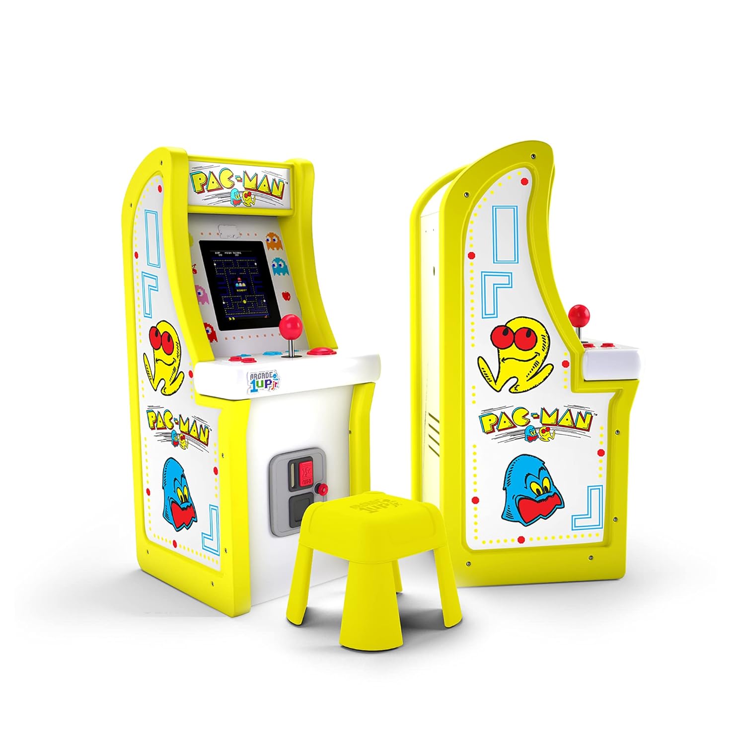Arcade1Up Jr. Pac-Man Arcade with Stool