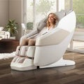 Titan Nido 3D l Full Body Massage Chair l AIR 3D Massage Mechanism l Rocking Motion Position l Voice Control l 2 Stage Zero Gravity Reclining l 7.5" Touchscreen Controller (Taupe) (RT5920)