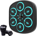 2025 New Model Smart Music Boxing Machine for Adults and Kids, Bluetooth Wall Mounted Punching Trainer with Gloves, 9 Modes & 9 Speeds for Home, Office, and Gym