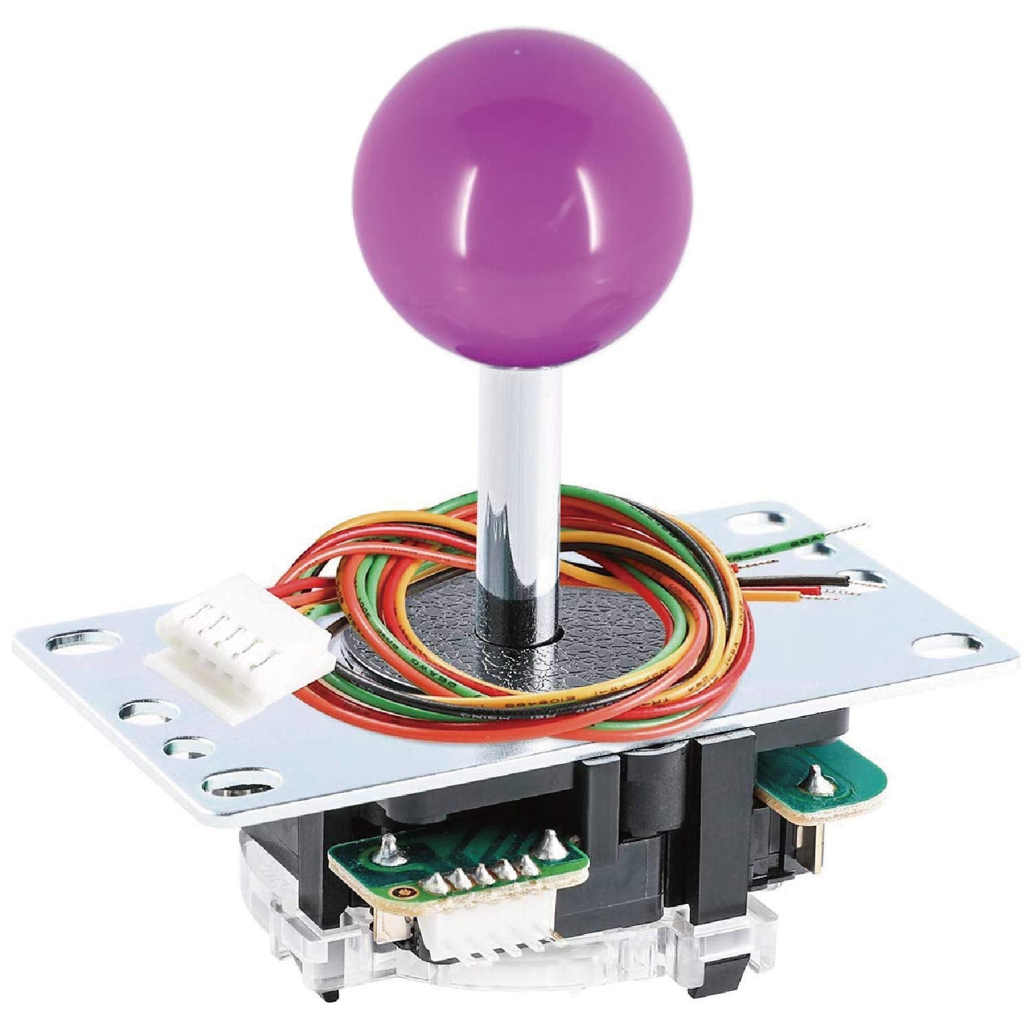 SANWA JLF-TP-8YT Joystick Red Original - for Arcade Jamma Game 4 & 8 Way Adjustable, Compatible with Catz Mad SF4 Tournament Joystick (Red Ball Top), Use for Arcade Game Machine Cabinet S@NWA