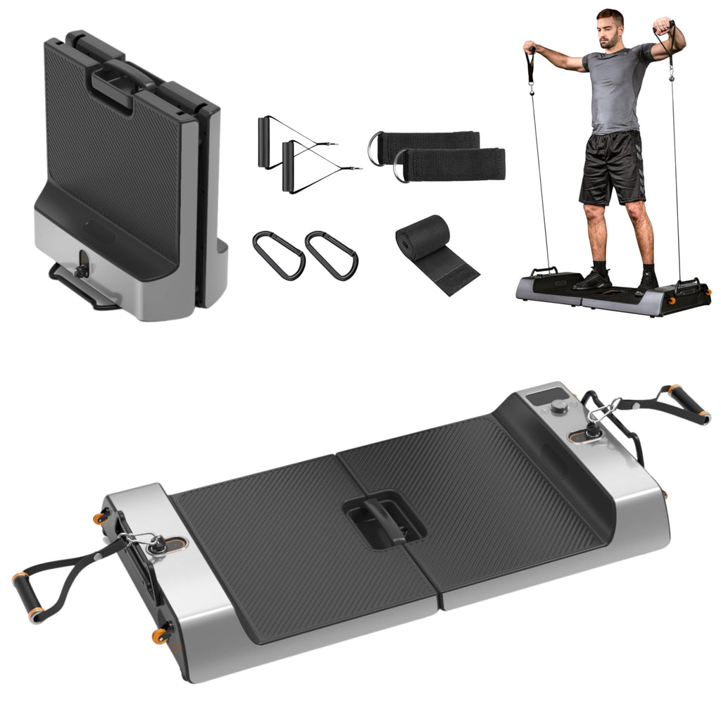 SQUATZ Pluto Board Smart Home Gym Version I 100 LBS Resistance, Multifunctional All in One Gym, Single Cable Weight Machine with Multiple Training Modes, Home Gym Equipment for a Full Body Workout