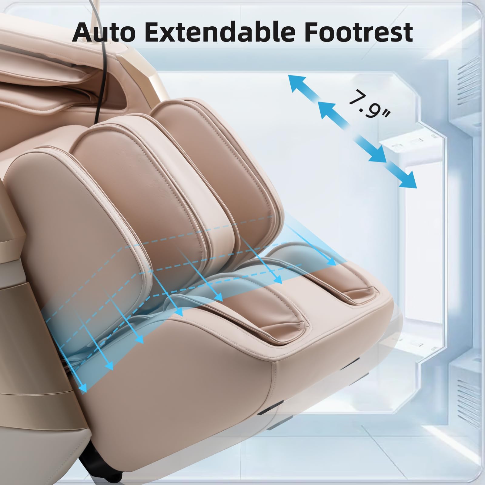 MassaMAX 2026 4D Massage Chair, Full Body Recliner with OTA Cloud Tech, Deep Yoga Stretch, 27 Auto Modes, 55" SL Track, APP & AI Voice Control, Auto Footrest, Zero Gravity, and Heating for Relaxation