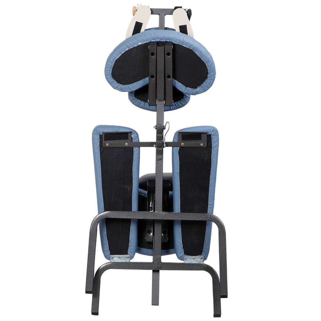 Nova Microdermabrasion Portable Massage Chair Foldable Tattoo Therapy Chair 4 Inches Thickness Sponge Face Cradle Spa Salon Massage Chair (Black)