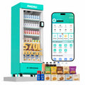 Commercial Vending Machine for Sale, Refrigerated Vending Machine Snacks and Drinks Combo with Credit Card & NFC Payment, Vending Machine for Home or Office