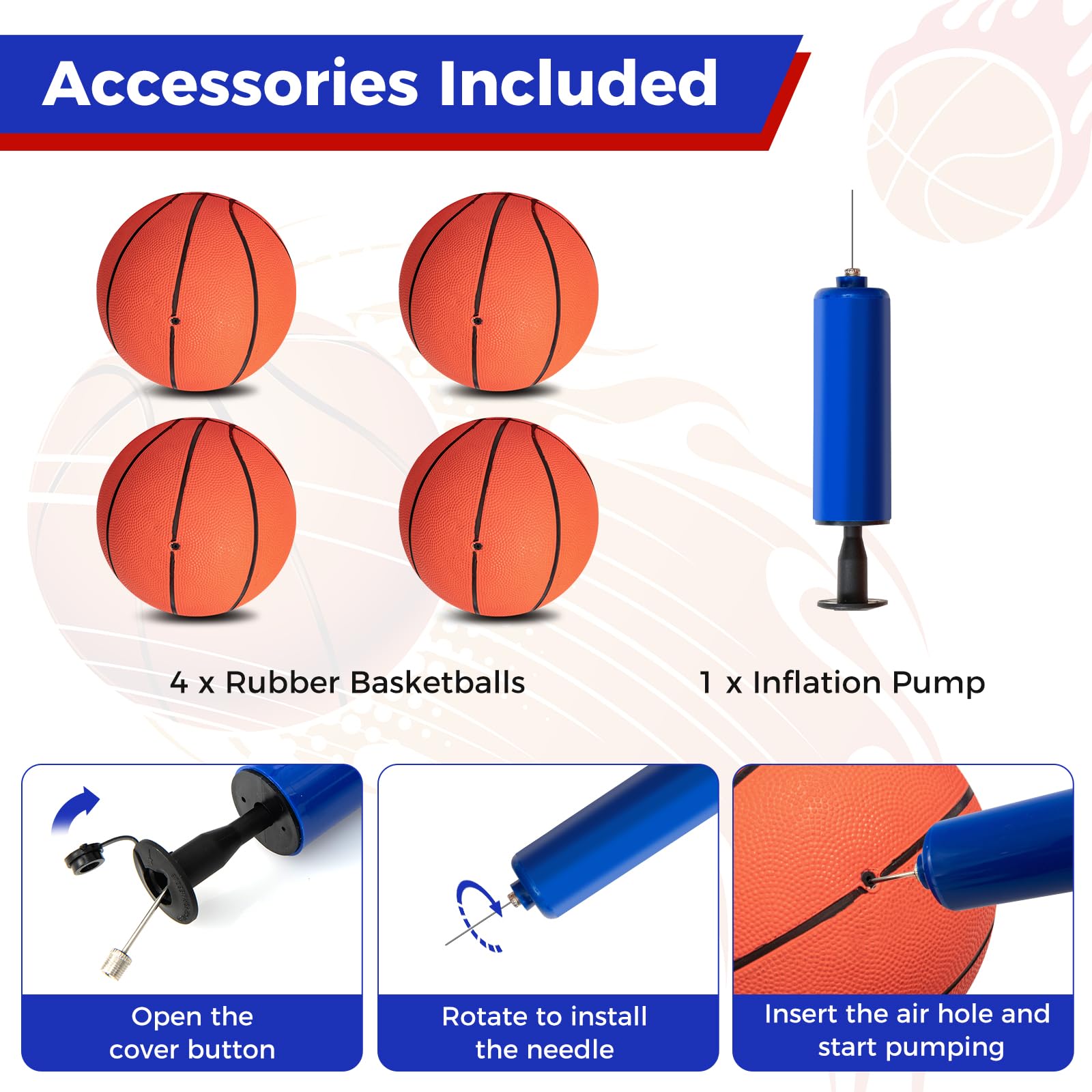 KOTEK Basketball Arcade Game Indoor, Foldable Dual Shot Electronic Basketball Games for 2 Players w/8 Game Options & LED Scoring System, Basketball Hoop Arcade for Family Home Play (Green)