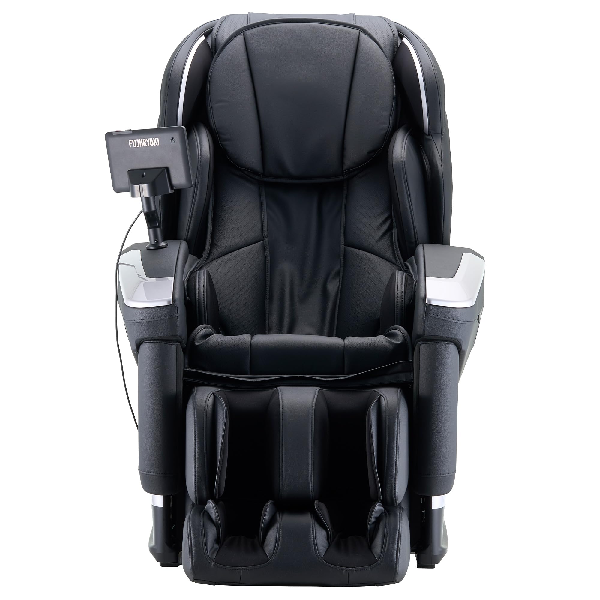 FUJIIRYOKI Cyber Relax Ai 5D Massage Chair - Advanced Massage Technology, Relaxing, Therapeutic, Home & Office, Stainless Steel Base, Polyurethane Foam, Accommodates 6'4" (Onyx)
