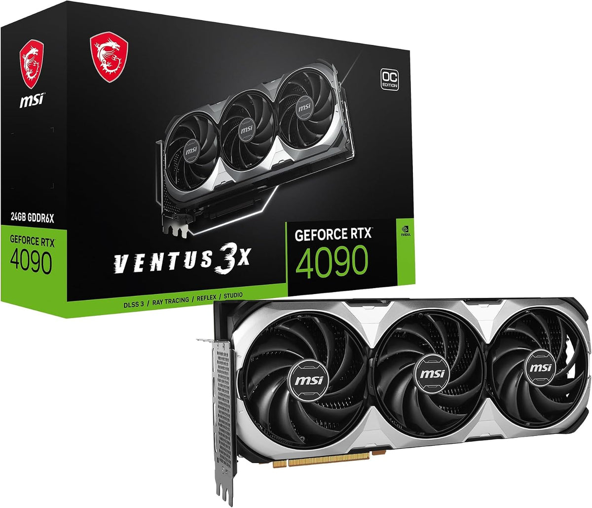 MSI NVIDIA GeForce RTX 4090 Graphic Card - 24 GB GDDR6X