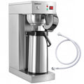 NUPANT Auto-Filling Commercial Airpot Coffee Brewer 2.2L/74oz Dirp Coffee Maker Machine with 24 Hours Hot Thermal Carafe Stainless Steel Pour Over Coffee Dispenser 120V/1450W for Restaurant Office