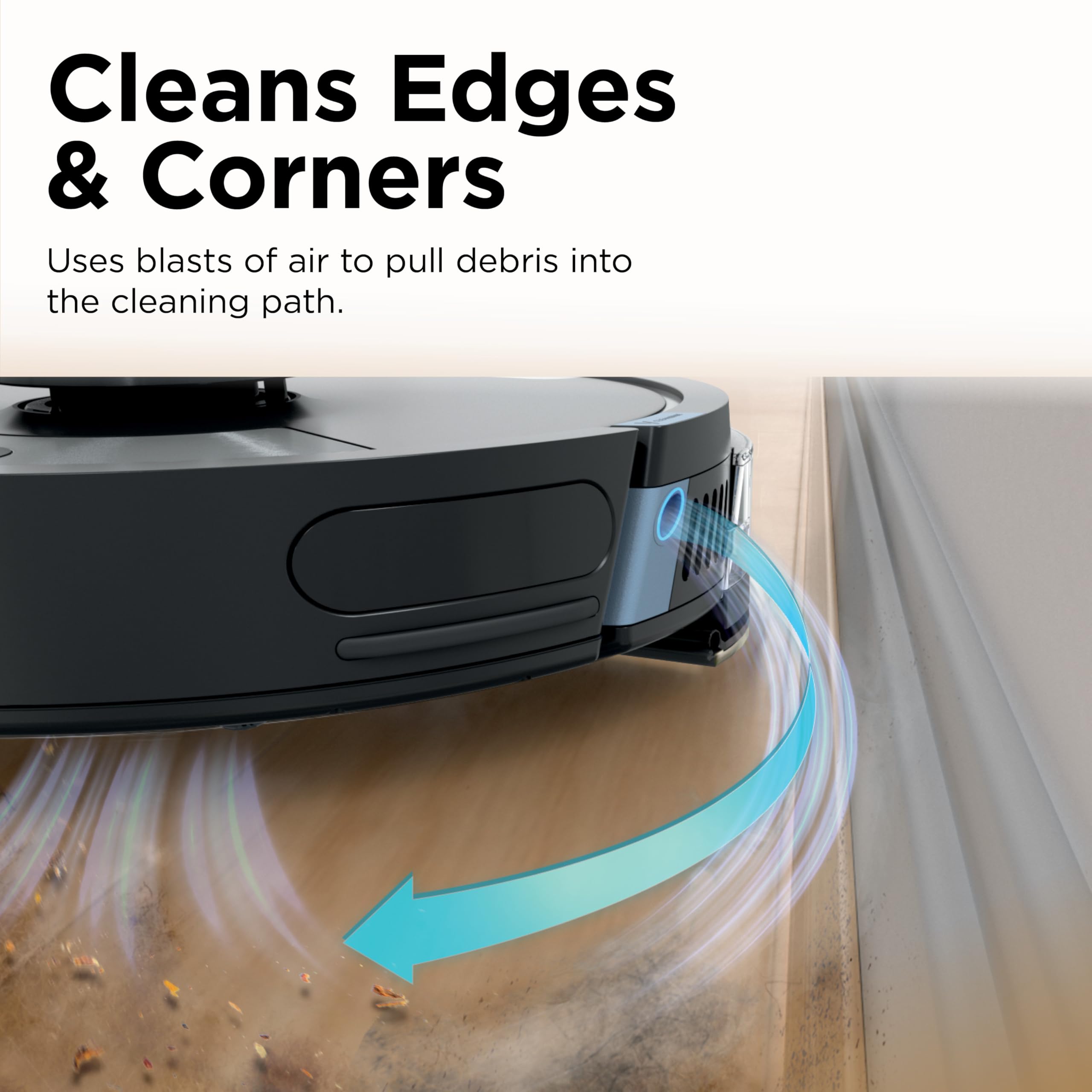 Shark Matrix Plus | 2-in-1 Robot Vacuum & Mop for Carpets & Hard Floors | Sonic Mopping & Powerful Suction for Pet Hair | Self-Empty Base | 60-Day Capacity | HEPA | LiDAR Nav | Black/Gold | AV2610WA