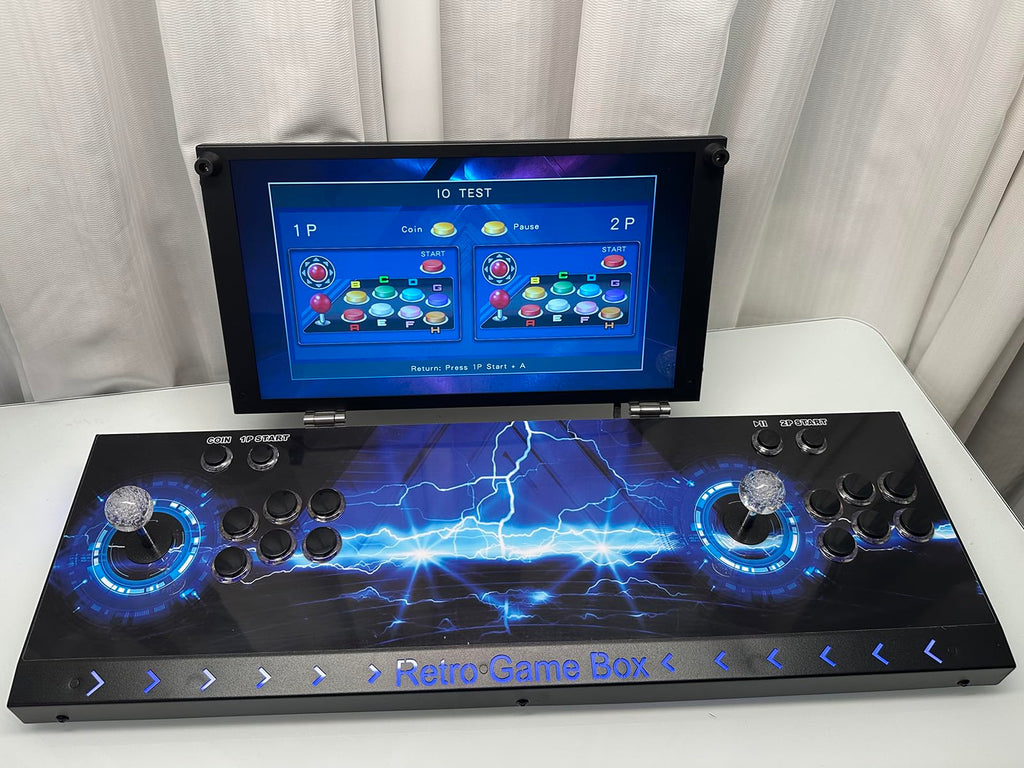 35000 in 1 Portable Arcade Game Console 14-inch HD Screen Dual Players Pandoras Box 80S,Retro Video Game Machine Search/Hide/Save/Load/Pause Games (14in-Dual Players)