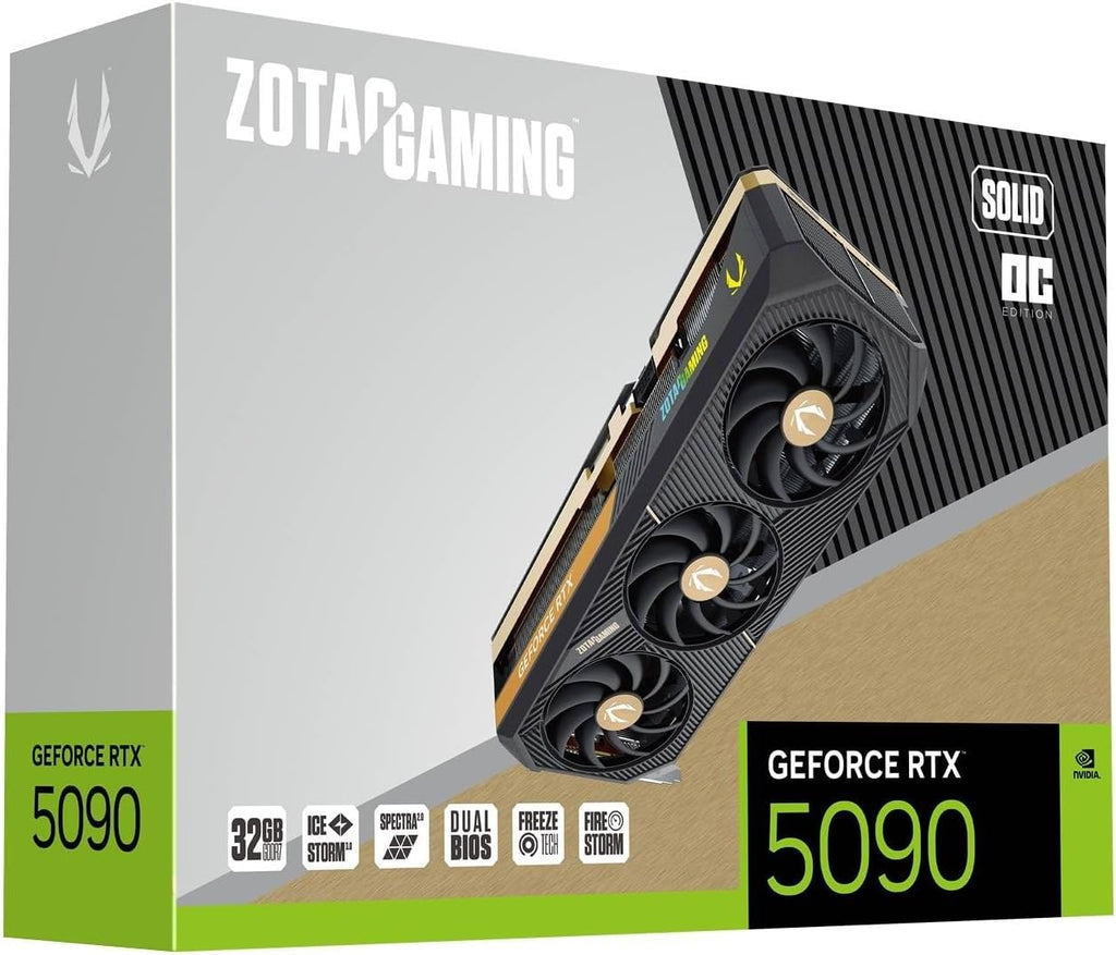 ZOTAC Gaming GeForce RTX 5090 Solid OC Graphics Card ZT-B50900J-10P VD8991