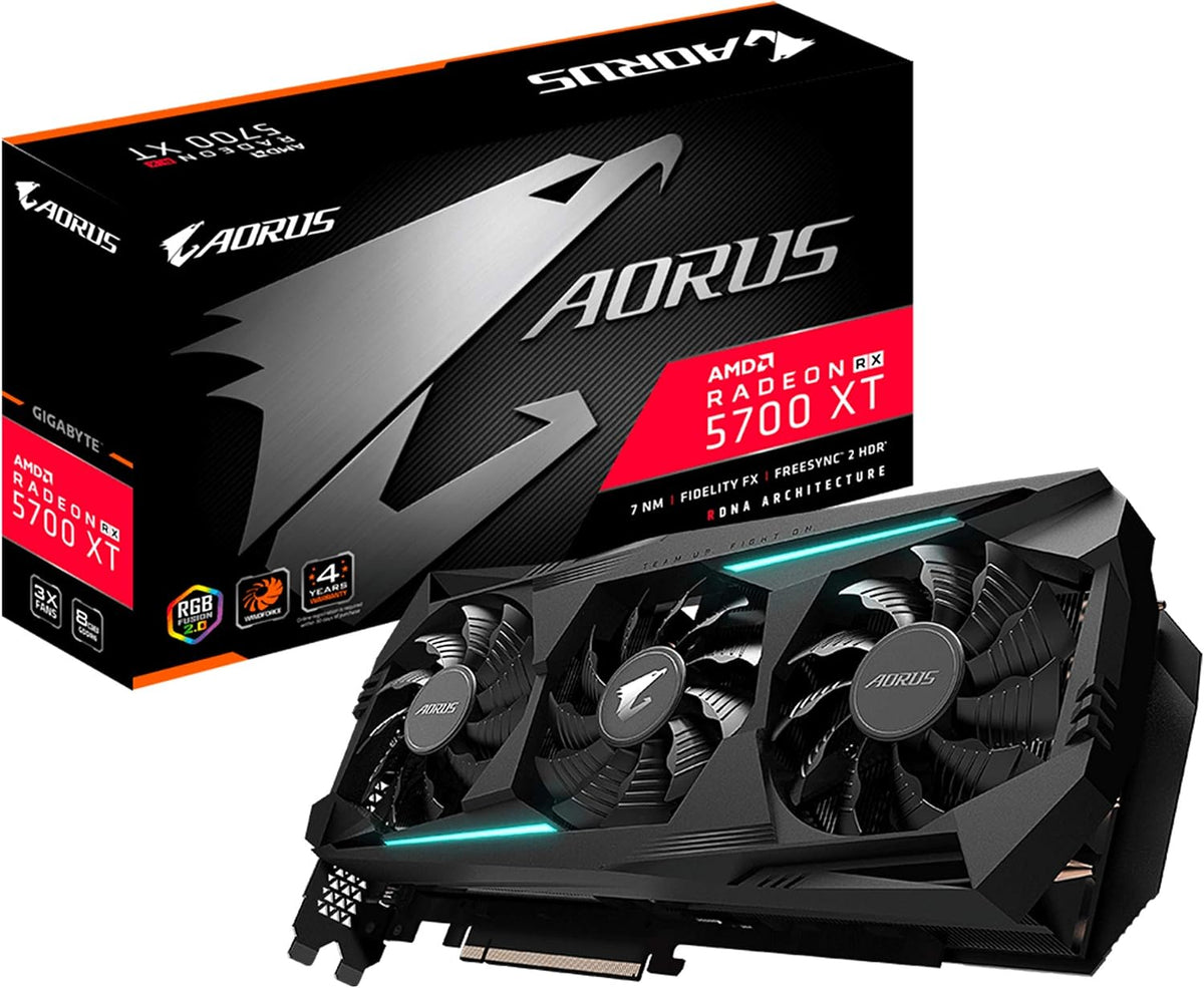 AORUS Radeon RX 5700 XT 8G PCIe 4.0 Graphics Card 8GB 256-bit GDDR6 GV-R57XTAORUS-8GD Video Card