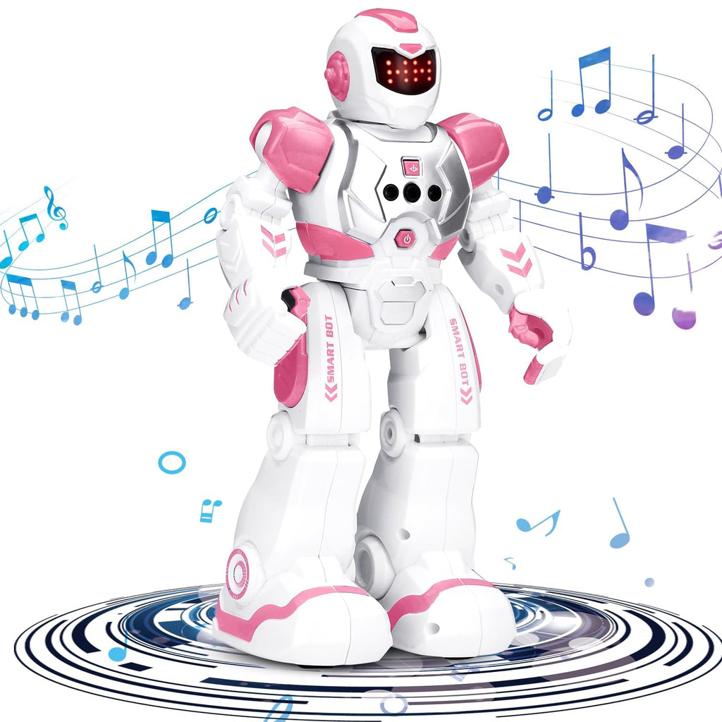 KingsDragon Robots Toy for Kids, RC Gesture Sensing Toy, Interactive Walking Singing Dancing Robot Birthday Presents for Boys Girls Age 6 7 8 9 Years Old