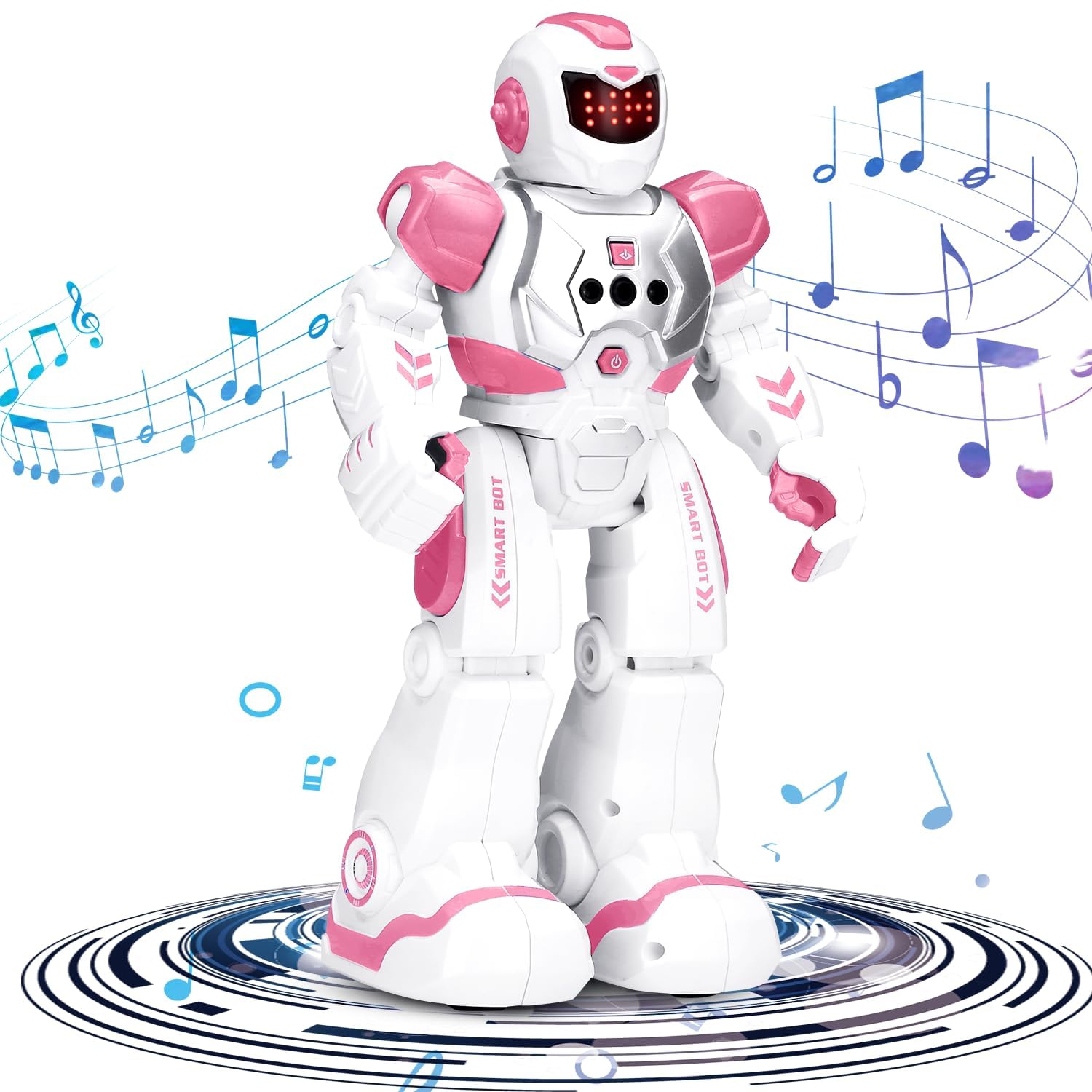 KingsDragon Robots Toy for Kids, RC Gesture Sensing Toy, Interactive Walking Singing Dancing Robot Birthday Presents for Boys Girls Age 6 7 8 9 Years Old
